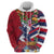 Hawaii Runner-Kakau Art with Lei and Plumeria Hoodie