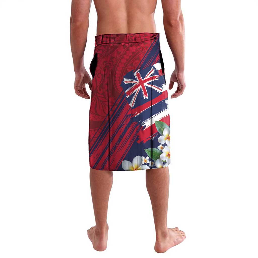 Hawaii Runner-Kakau Art with Lei and Plumeria Lavalava