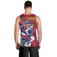 Hawaii Runner-Kakau Art with Lei and Plumeria Men Tank Top