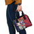 Hawaii Runner-Kakau Art with Lei and Plumeria Shoulder Handbag