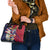 Hawaii Runner-Kakau Art with Lei and Plumeria Shoulder Handbag