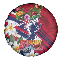 Hawaii Runner-Kakau Art with Lei and Plumeria Spare Tire Cover LT03 - Polynesian Pride