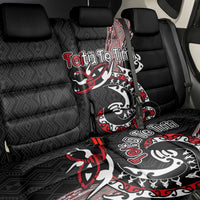 Aotearoa Toitu Te Tiriti Taniko Back Car Seat Cover Maori Taniwha Haka - Honour the Treaty LT03 - Polynesian Pride