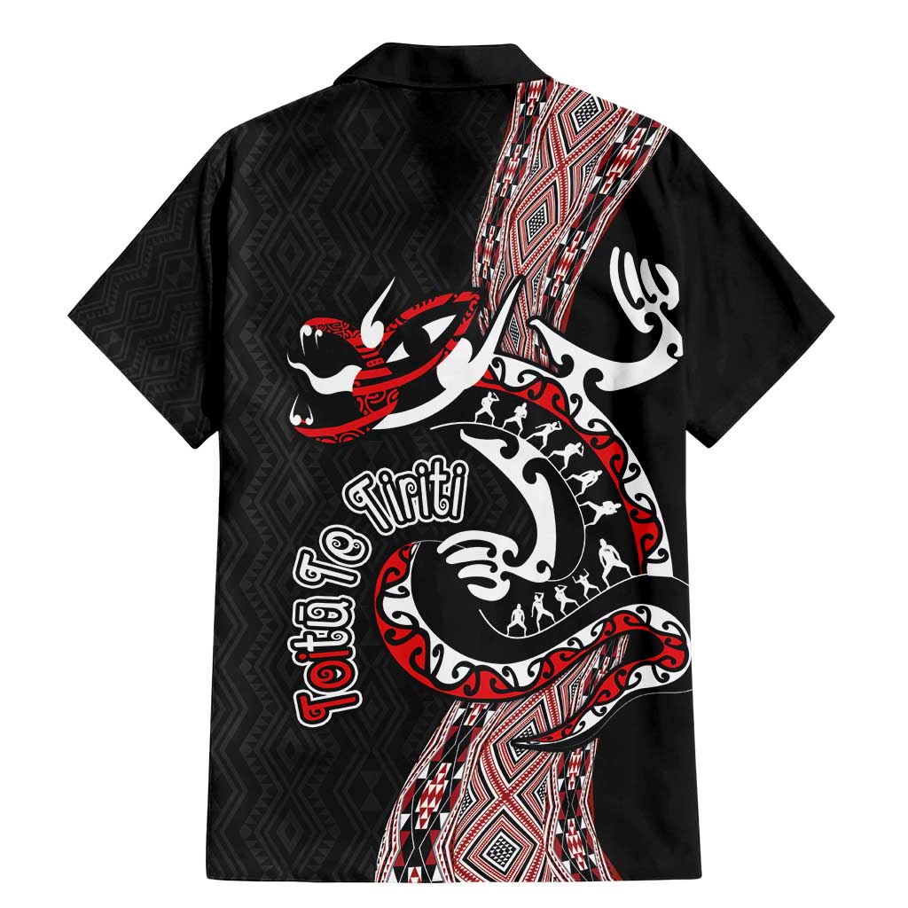 Aotearoa Toitu Te Tiriti Taniko Family Matching Mermaid Dress and Hawaiian Shirt Maori Taniwha Haka - Honour the Treaty LT03 - Polynesian Pride