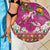Hawaiian Lei Turtle and Plumeria Beach Blanket Polynerian Art Tattoo-Plum Pink Color