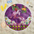 Hawaiian Lei Turtle and Plumeria Beach Blanket Polynerian Art Tattoo-Mauve Color