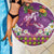 Hawaiian Lei Turtle and Plumeria Beach Blanket Polynerian Art Tattoo-Mauve Color