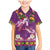 Hawaiian Lei Turtle and Plumeria Family Matching Mermaid Dress and Hawaiian Shirt Polynerian Art Tattoo-Mauve Color