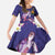 Hawaiian Lei Turtle and Plumeria Family Matching Tank Maxi Dress and Hawaiian Shirt Polynerian Art Tattoo-Navy Color
