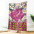Hawaiian Plumeria and Humpback Whales Blanket Polynerian Art Tattoo-Plum Pink Color