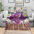 Hawaiian Plumeria and Humpback Whales Blanket Polynerian Art Tattoo-Mauve Color
