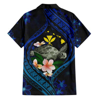Hawaii Turtle Plumeria Flower Fanciful Family Matching Long Sleeve Bodycon Dress and Hawaiian Shirt LT03 - Polynesian Pride