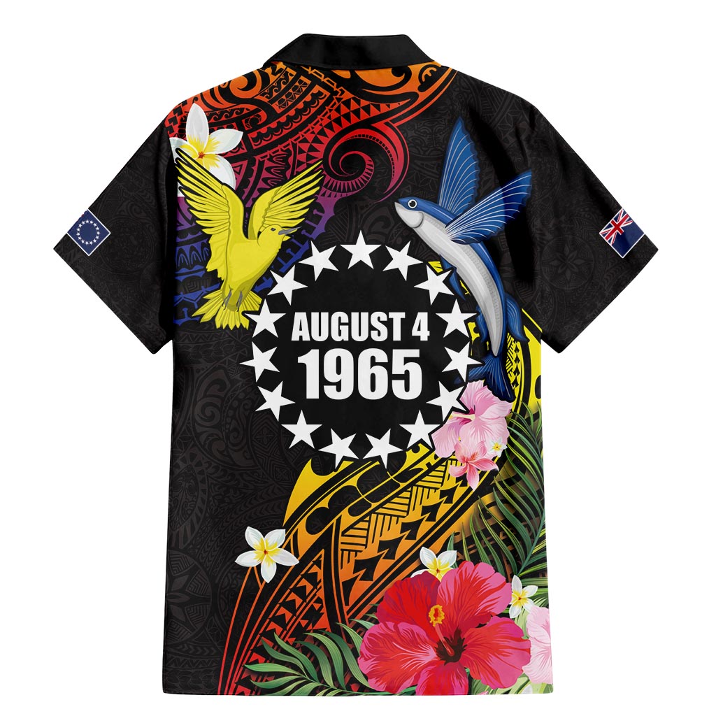 Cook Islands Independence Day Family Matching Mermaid Dress and Hawaiian Shirt Maroro and Kakaia with Hibiscus Flower Polynesian Pattern LT03 - Polynesian Pride