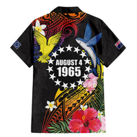 Cook Islands Independence Day Family Matching Mermaid Dress and Hawaiian Shirt Maroro and Kakaia with Hibiscus Flower Polynesian Pattern LT03 - Polynesian Pride