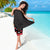 Hawaii Hibiscus and Plumeria Flowers Sarong Tapa Tribal Pattern Half Style Colorful Mode
