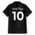 New Zealand Rugby Custom Family Matching Off The Shoulder Long Sleeve Dress and Hawaiian Shirt Sporty Silver Fern Shape with Maori Tattoos - Polynesian Pride