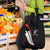 New Zealand Rugby Grocery Bag Sporty Silver Fern Shape with Maori Tattoos - Polynesian Pride