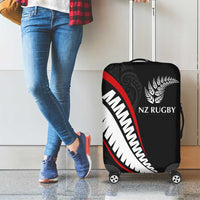 New Zealand Rugby Luggage Cover Sporty Silver Fern Shape with Maori Tattoos LT03 - Polynesian Pride