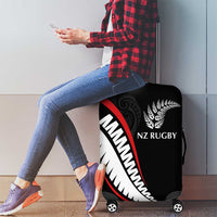 New Zealand Rugby Luggage Cover Sporty Silver Fern Shape with Maori Tattoos LT03 - Polynesian Pride