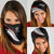 New Zealand Rugby Neck Gaiter Sporty Silver Fern Shape with Maori Tattoos - Polynesian Pride