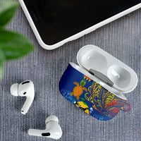 Hawaii Ocean AirPods Case Pineapple Turtle and Mango Reef Triggerfish and Kakau Tattoo LT03 - Polynesian Pride