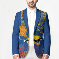 Hawaii Ocean Blazer Pineapple Turtle and Mango Reef Triggerfish and Kakau Tattoo LT03 - Polynesian Pride