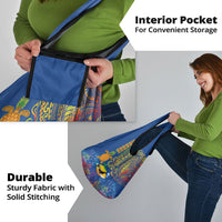 Hawaii Ocean Grocery Bag Pineapple Turtle and Mango Reef Triggerfish and Kakau Tattoo LT03 - Polynesian Pride