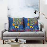 Hawaii Ocean Pillow Cover Pineapple Turtle and Mango Reef Triggerfish and Kakau Tattoo LT03 - Polynesian Pride