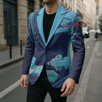Personalized Hawaii Swimming Blazer Tribal Sporty Style LT03 - Polynesian Pride