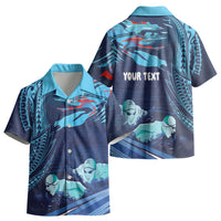 Personalized Hawaii Swimming Kid Hawaiian Shirt Tribal Sporty Style LT03 - Polynesian Pride