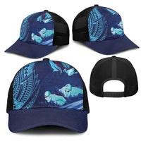 Hawaii Swimming Mesh Trucker Cap Tribal Sporty Style LT03 - Polynesian Pride