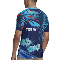 Personalized Hawaii Swimming Rugby Jersey Tribal Sporty Style LT03 - Polynesian Pride
