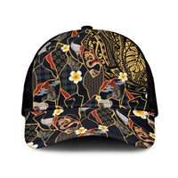 Hawaiian and Japanese Classic Cap Polynesian Tattoo with Japanese Culture Kintsugi Style LT03 Universal Fit Multicolor - Polynesian Pride