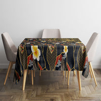 Hawaiian and Japanese Tablecloth Polynesian Tattoo with Japanese Culture Kintsugi Style LT03 - Polynesian Pride