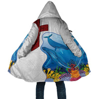 Tonga Swimming with Whales Cloak Ngatu Pattern LT03 Unisex Multicolor - Polynesian Pride