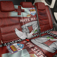 Mate Ma'a Tonga Back Car Seat Cover Haʻamonga ʻa Maui and White Dove - Tongan Kupesi Ngatu