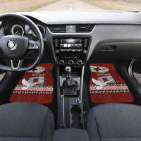 Mate Ma'a Tonga Car Mats Haʻamonga ʻa Maui and White Dove - Tongan Kupesi Ngatu