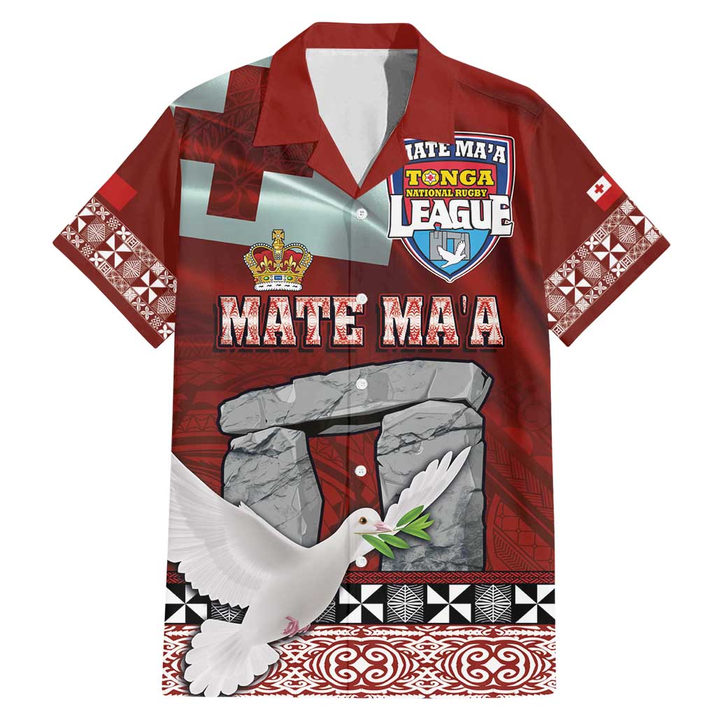 Mate Ma'a Tonga Family Matching Mermaid Dress and Hawaiian Shirt Haʻamonga ʻa Maui and White Dove - Tongan Kupesi Ngatu