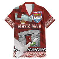Mate Ma'a Tonga Family Matching Mermaid Dress and Hawaiian Shirt Haʻamonga ʻa Maui and White Dove - Tongan Kupesi Ngatu