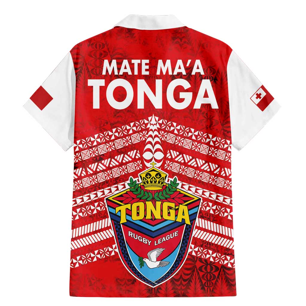 Mate Ma'a Tonga Family Matching Mermaid Dress and Hawaiian Shirt Douple White Dove and Kupesi Ngatu Art Tattoo