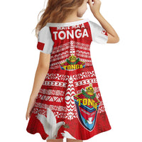 Mate Ma'a Tonga Family Matching Puletasi and Hawaiian Shirt Double White Dove and Kupesi Ngatu Art Tattoo LT03 - Polynesian Pride