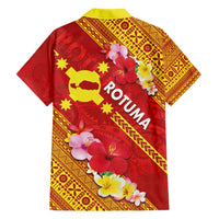 Rotuma Island Family Matching Summer Maxi Dress and Hawaiian Shirt Fijian Tapa with Polynesian Art and Hibiscus LT03 - Polynesian Pride