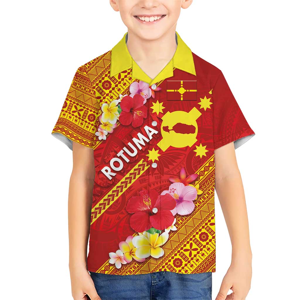 Rotuma Island Hawaiian Shirt Fijian Tapa with Polynesian Art and Hibiscus LT03 - Polynesian Pride
