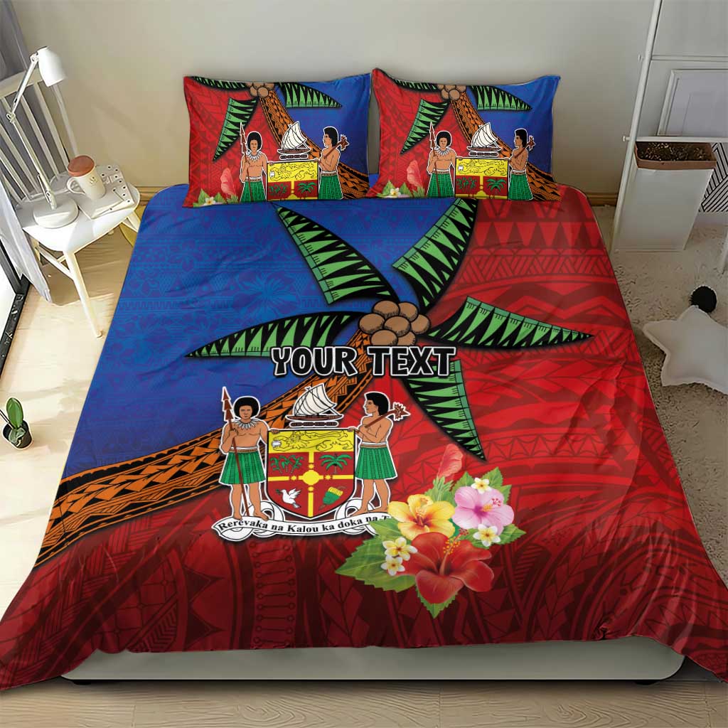 Personalised Fiji and Rotuma Together Bedding Set Fjian Masi and Pacific Pattern Mix Culture LT03 - Polynesian Pride