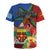 Personalised Fiji and Rotuma Together Rugby Jersey Fjian Masi and Pacific Pattern Mix Culture