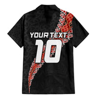 Custom New Zealand Rugby Family Matching Mermaid Dress and Hawaiian Shirt Maori and Silver Fern Half Style LT03 - Polynesian Pride