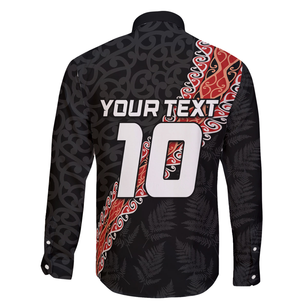 Custom New Zealand Rugby Family Matching Off Shoulder Maxi Dress and Hawaiian Shirt Maori and Silver Fern Half Style LT03 - Polynesian Pride