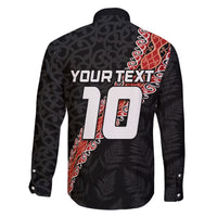 Custom New Zealand Rugby Family Matching Summer Maxi Dress and Hawaiian Shirt Maori and Silver Fern Half Style LT03 - Polynesian Pride