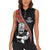 New Zealand Maori Warrior Rugby Women Sleeveless Polo Shirt Maori and Silver Fern Half Style