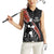 New Zealand Maori Rugby Player Women Sleeveless Polo Shirt Maori and Silver Fern Half Style